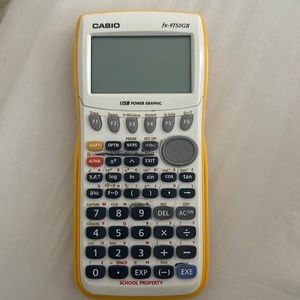 Casio fx-9750GII graphing calculator
